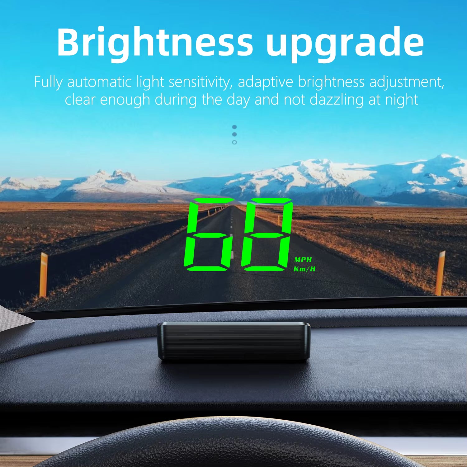 HD Car Head up Display M2 GPS Speedometer